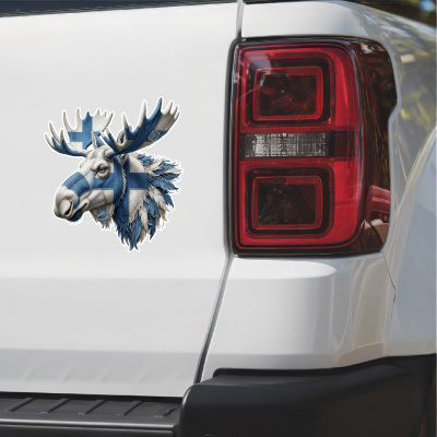 Elch Finnland Aufkleber - Ansicht 2