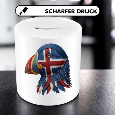 Spardose mit dem Motiv Puffin Island - Ansicht 5