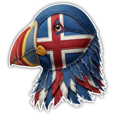 Puffin Island Aufkleber