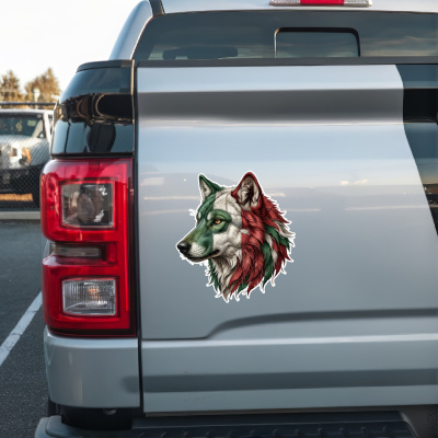Wolf Italien Aufkleber - Ansicht 2