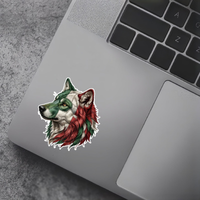 Wolf Italien Aufkleber - Ansicht 5