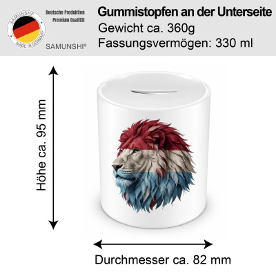 Spardose mit dem Motiv L�we Luxemburg - Ansicht 2
