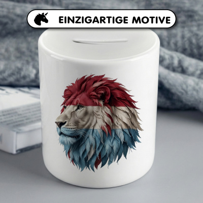 Spardose mit dem Motiv L�we Luxemburg - Ansicht 3