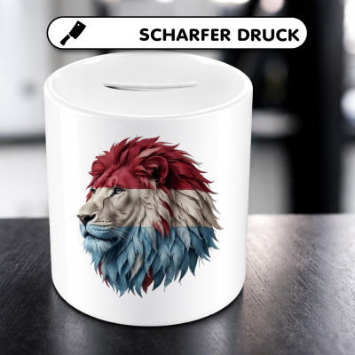 Spardose mit dem Motiv L�we Luxemburg - Ansicht 5