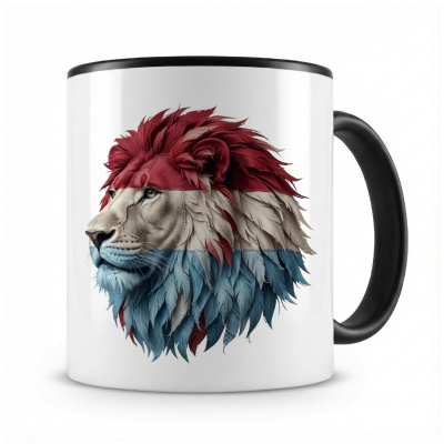 Tasse mit  L�we Luxemburg 