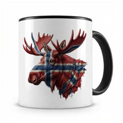 Tasse mit  Elch Norwegen 