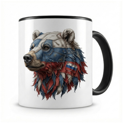 Tasse mit  B�r Russland 