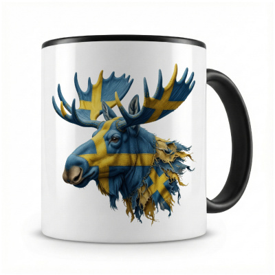 Tasse mit  Elch Schweden 