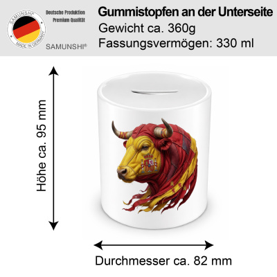 Spardose mit dem Motiv Stier Spanien - Ansicht 2