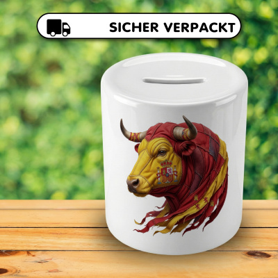 Spardose mit dem Motiv Stier Spanien - Ansicht 4
