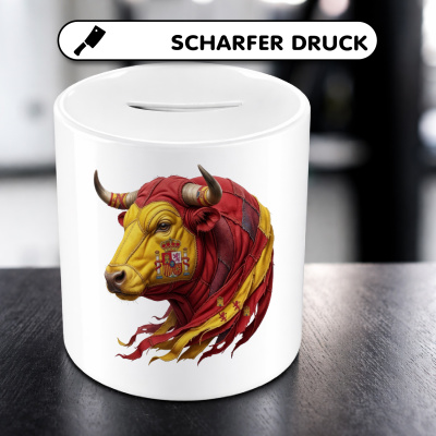 Spardose mit dem Motiv Stier Spanien - Ansicht 5