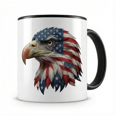 Tasse mit  Adler USA 