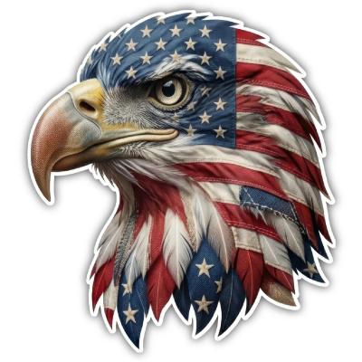 Adler USA Aufkleber