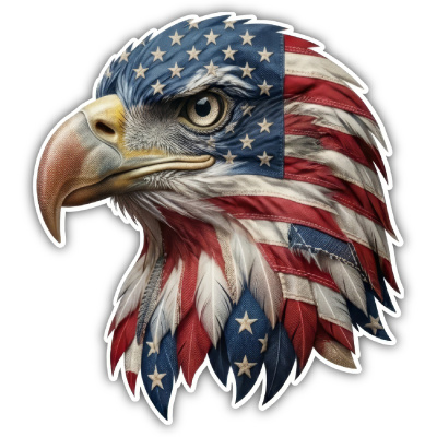 Wandtattoo  Adler USA 