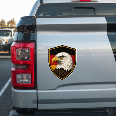 Aufkleber Adler Deutschland Wappen Flagge - Ansicht 2
