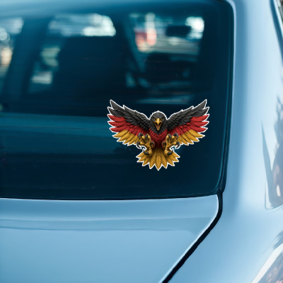 Aufkleber Adler Fliegend Deutschland Flagge - Ansicht 3