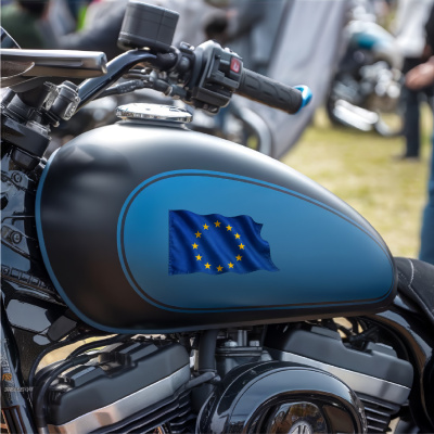 Aufkleber Europa Flagge im Wind - Ansicht 7