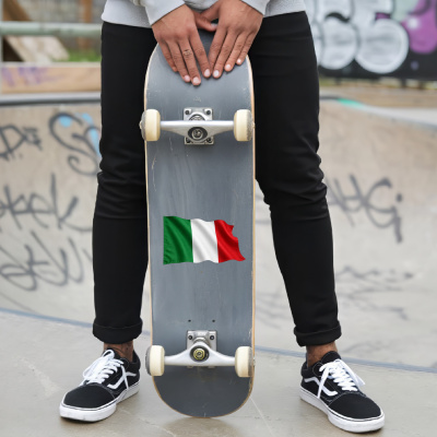 Aufkleber Italien Flagge im Wind - Ansicht 6