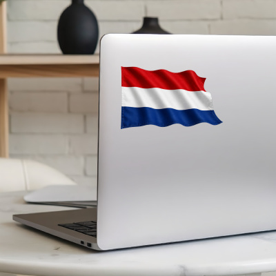 Aufkleber Niederlande Flagge im Wind - Ansicht 8