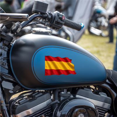 Aufkleber Spanien Flagge im Wind - Ansicht 7