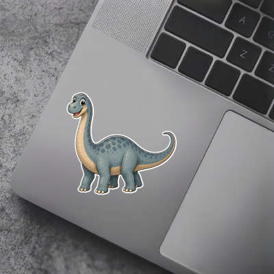 Aufkleber S��er Brontosaurus - Ansicht 5