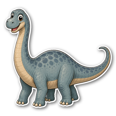 Wandtattoo  Dino Brontosaurus 