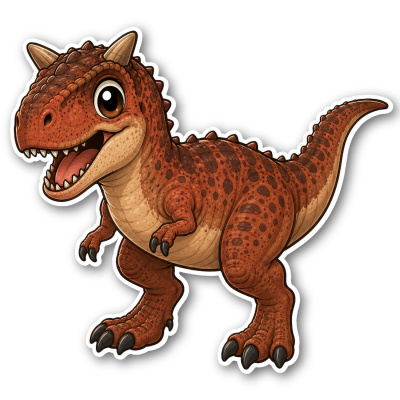 Aufkleber S��er Carnotaurus