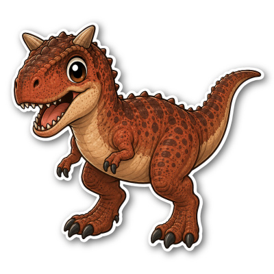 Wandtattoo  Dino Carnotaurus 