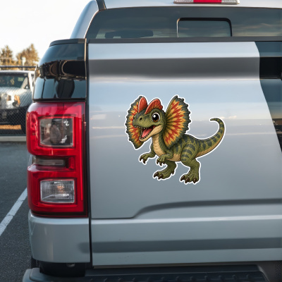 Aufkleber S��er Dilophosaurus - Ansicht 2