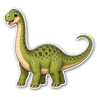 Wandtattoo  Dino Diplodocus 