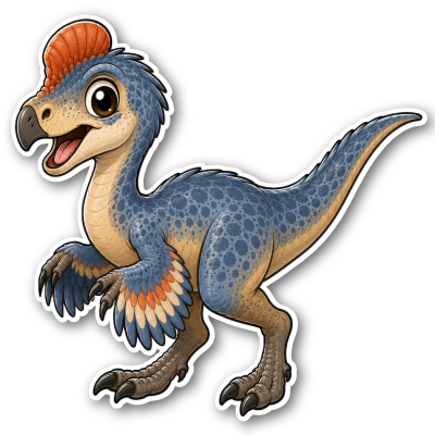 Aufkleber S��er Oviraptor