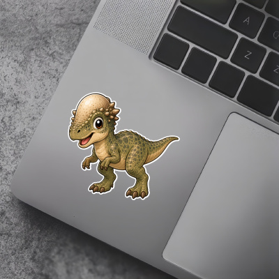 Aufkleber S��er Pachycephalosaurus - Ansicht 5