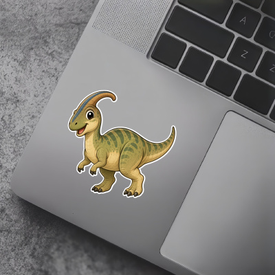 Aufkleber S��er Parasaurolophus - Ansicht 5