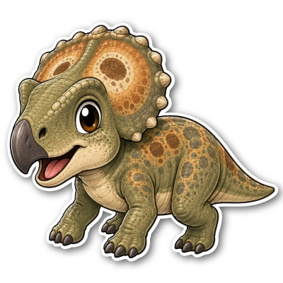 Aufkleber S��er Protoceratops