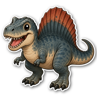 Aufkleber S��er Spinosaurus