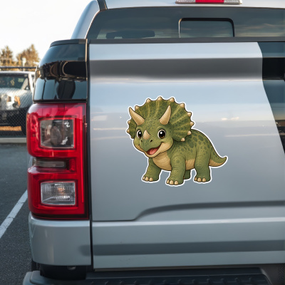 Aufkleber S��er Triceratops - Ansicht 2