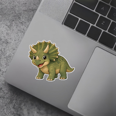 Aufkleber S��er Triceratops - Ansicht 5