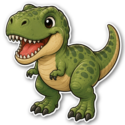 Aufkleber S��er T-Rex