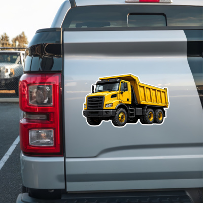 Aufkleber Kipplaster LKW - Ansicht 2