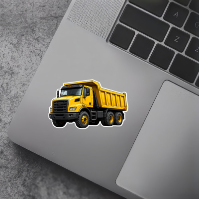 Aufkleber Kipplaster LKW - Ansicht 5