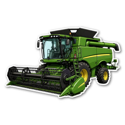 Wandtattoo  M�hdrescher 