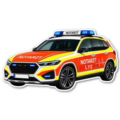 Aufkleber Notarztwagen
