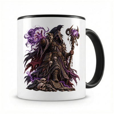 Tasse mit  Hexenmeister 