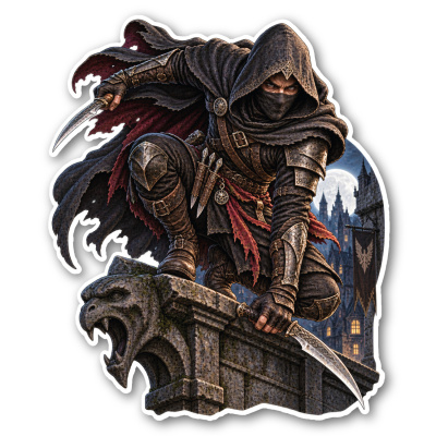 Wandtattoo  Schurke Fantasy 