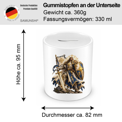 Spardose mit dem Motiv Paladin - Ansicht 2