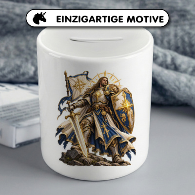 Spardose mit dem Motiv Paladin - Ansicht 3