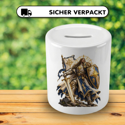 Spardose mit dem Motiv Paladin - Ansicht 4