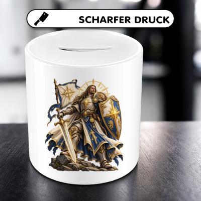 Spardose mit dem Motiv Paladin - Ansicht 5