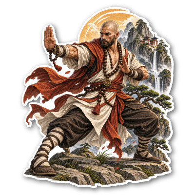 Wandtattoo  M�nch Fantasy 