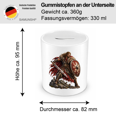 Spardose mit dem Motiv Krieger - Ansicht 2